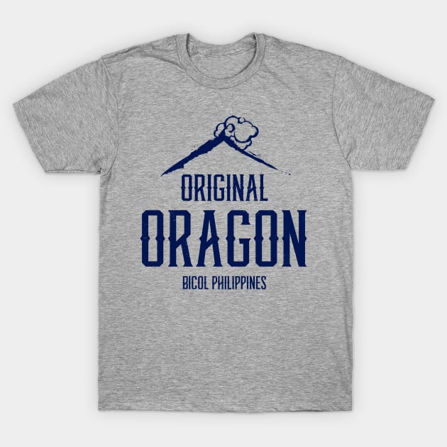 The Original Oragon Bicol Philippines (Blue) T-Shirt by pinoytee